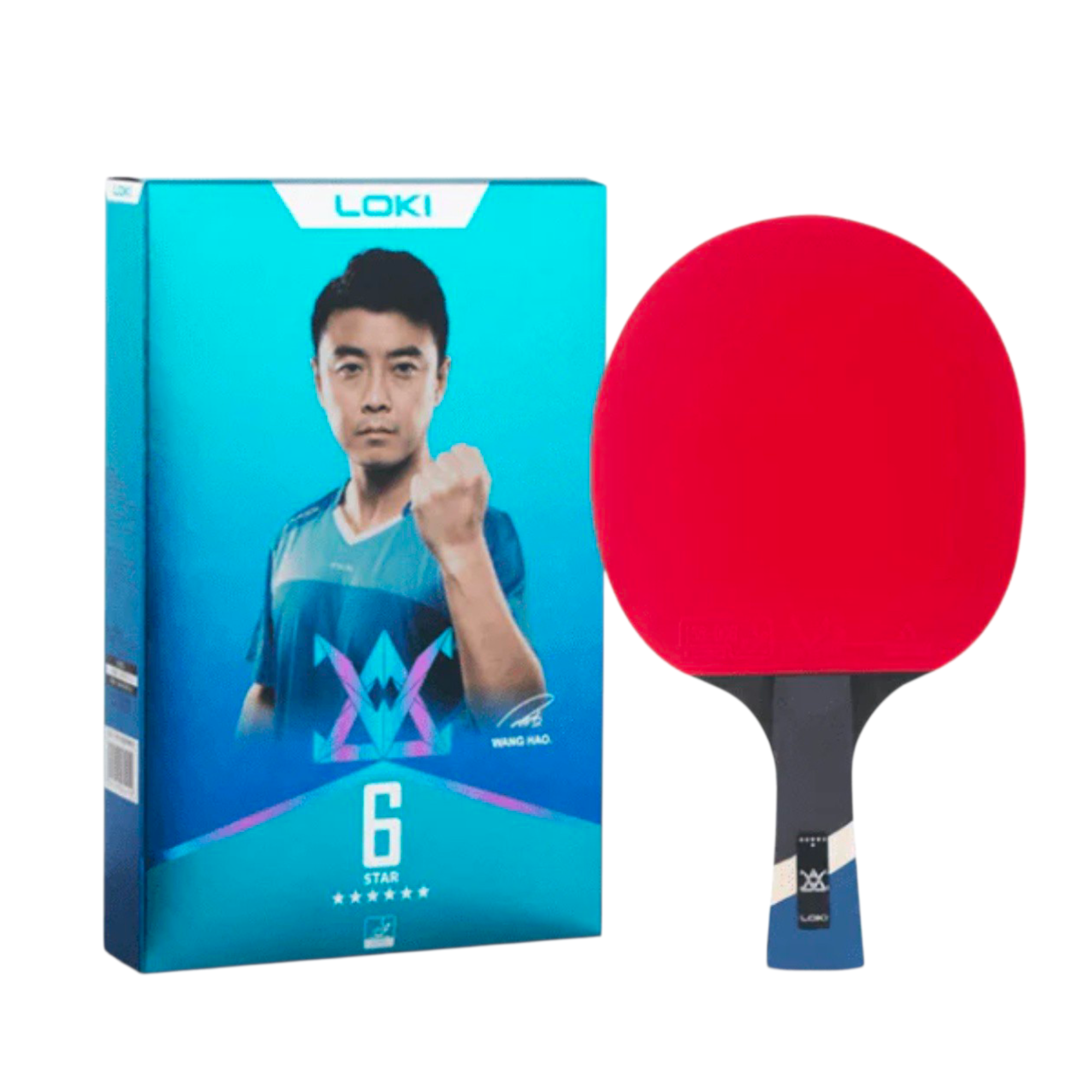 6-Star Professional Table Tennis Racket