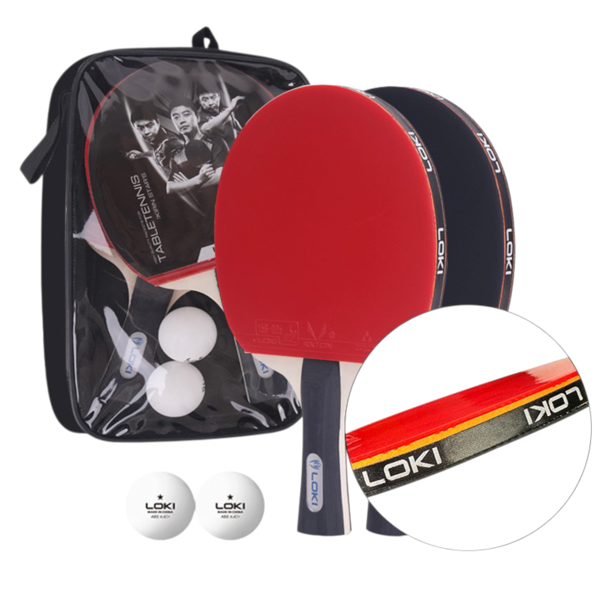 Table Tennis Racket Set