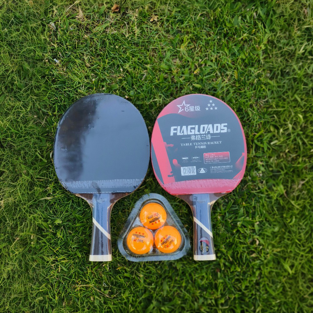 6-Star Table Tennis Racket Set
