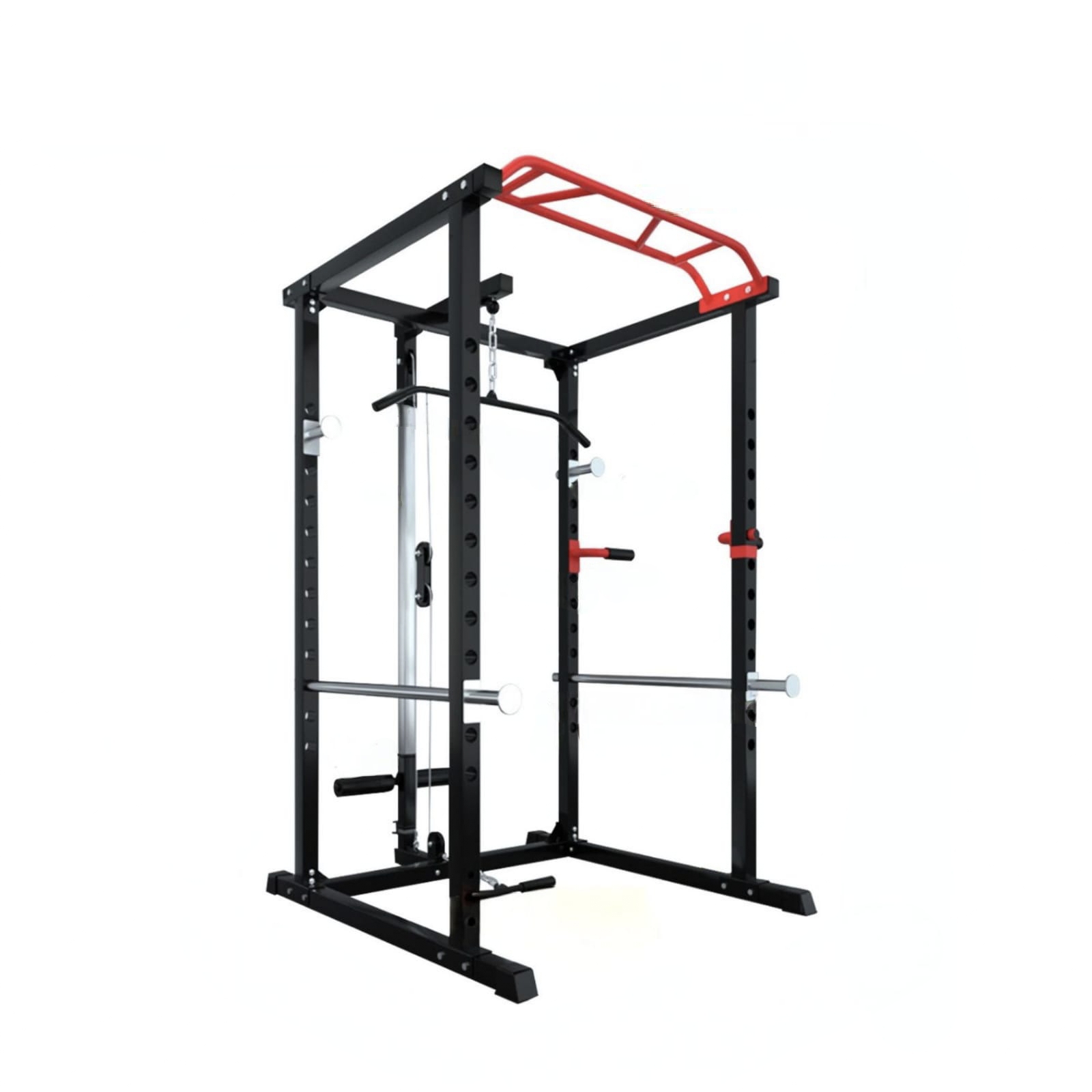 POWER RACK WITH LAT PULLDOWN