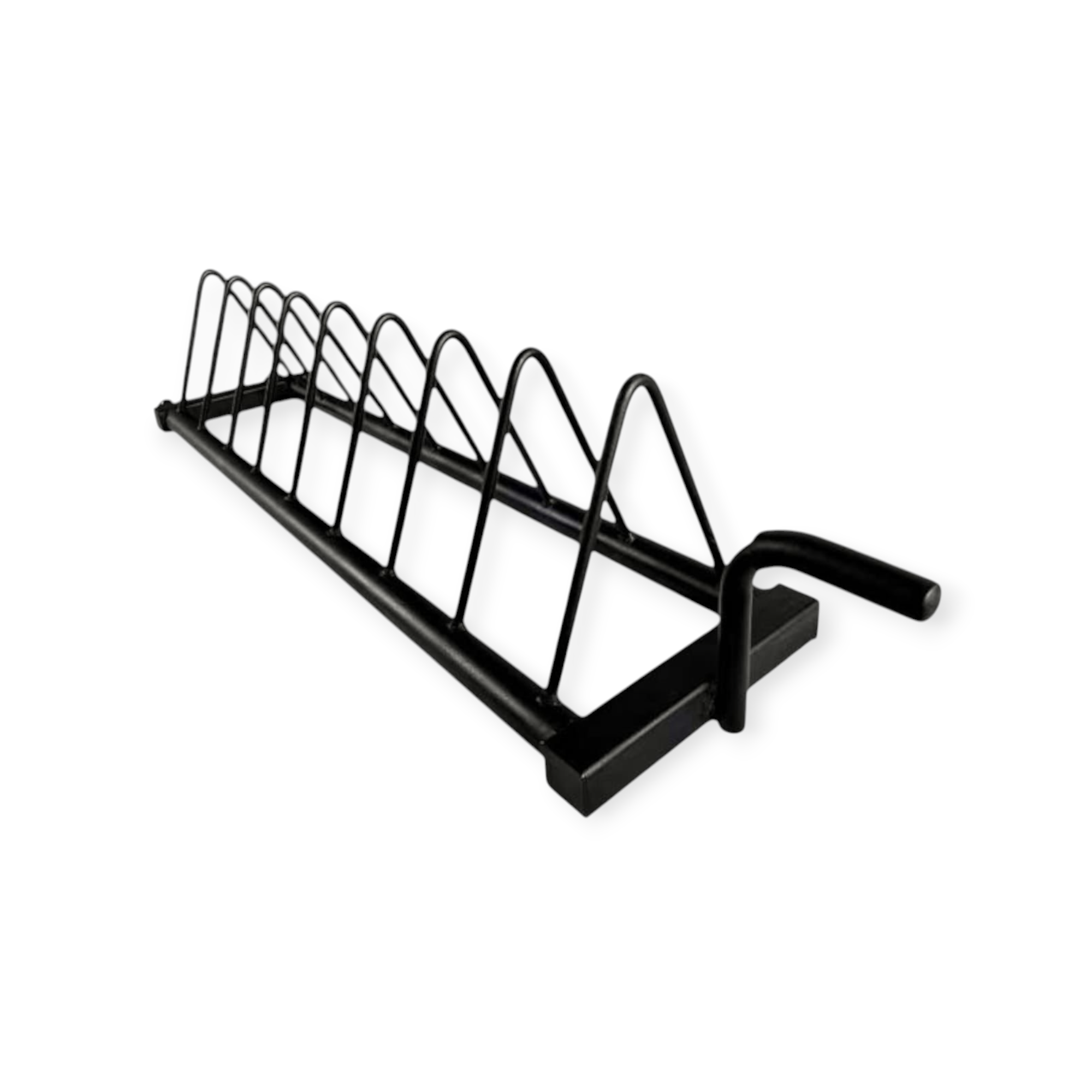 HORIZONTAL OLYMPIC WEIGHT PLATE STORAGE RACK