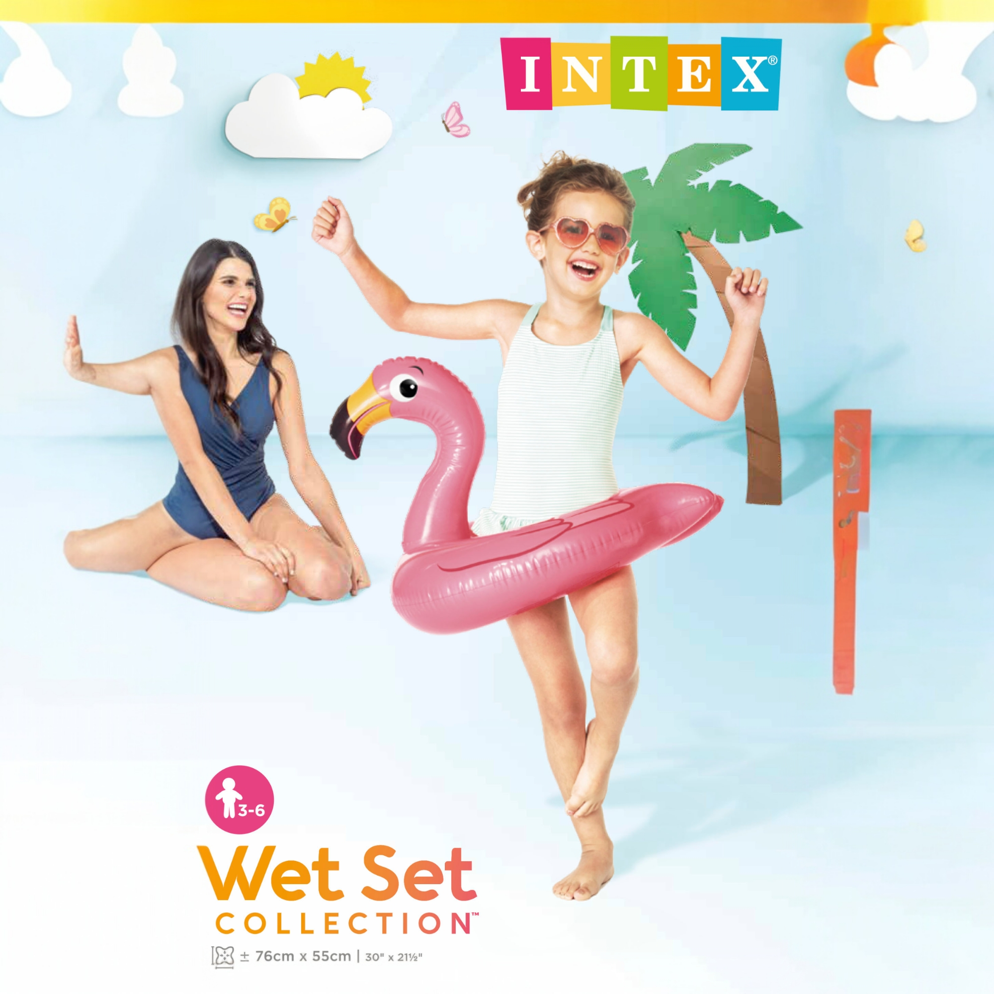 Flamingo Inflatable Swim Ring