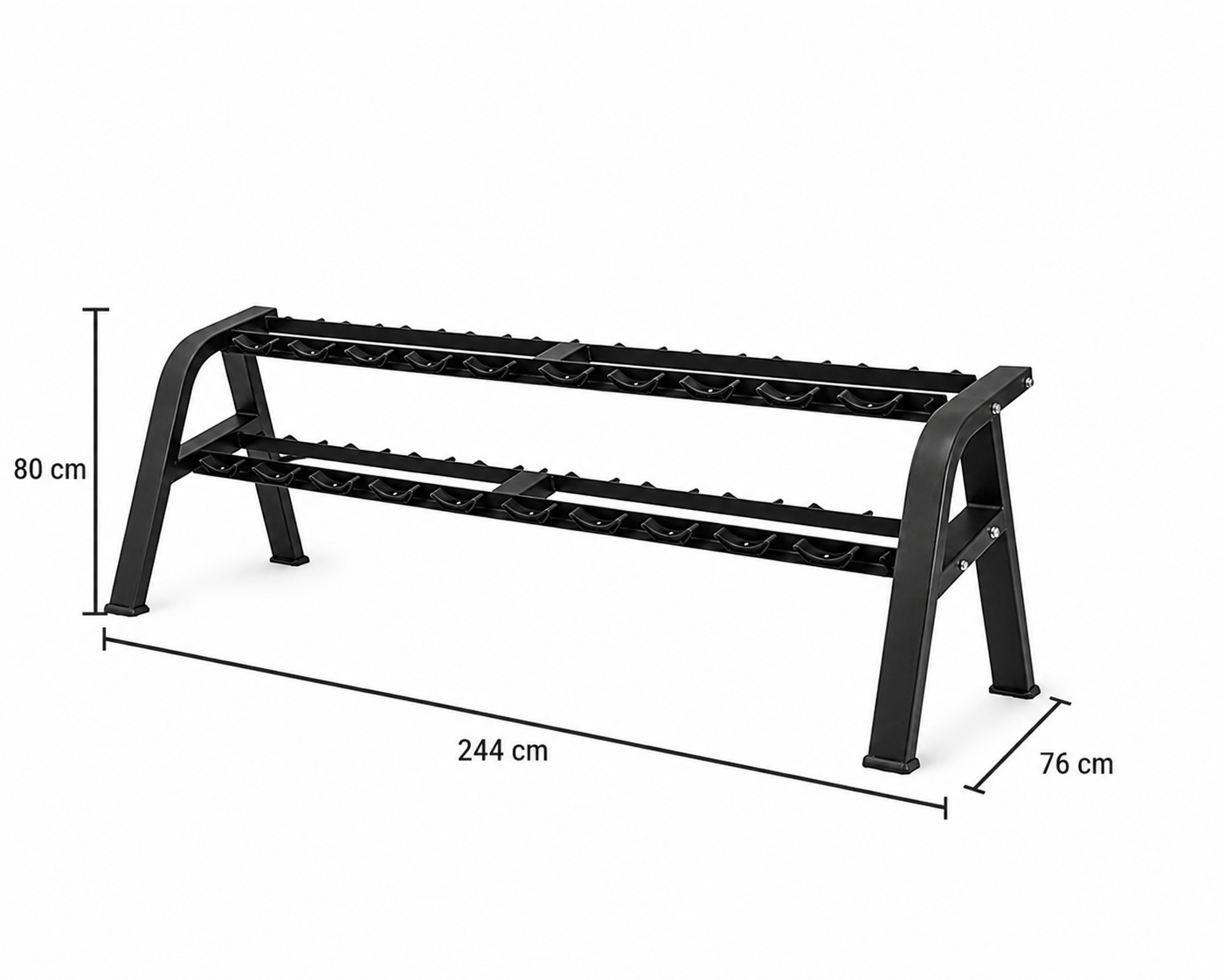 Two-Level Dumbbell Stand